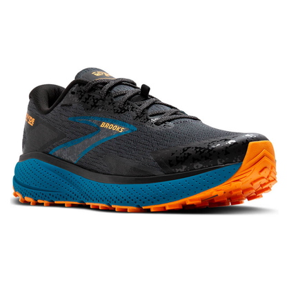 Brooks Men's Divide 5 (D) Ebony / Mosaic Blue / Org - shoeguru-au