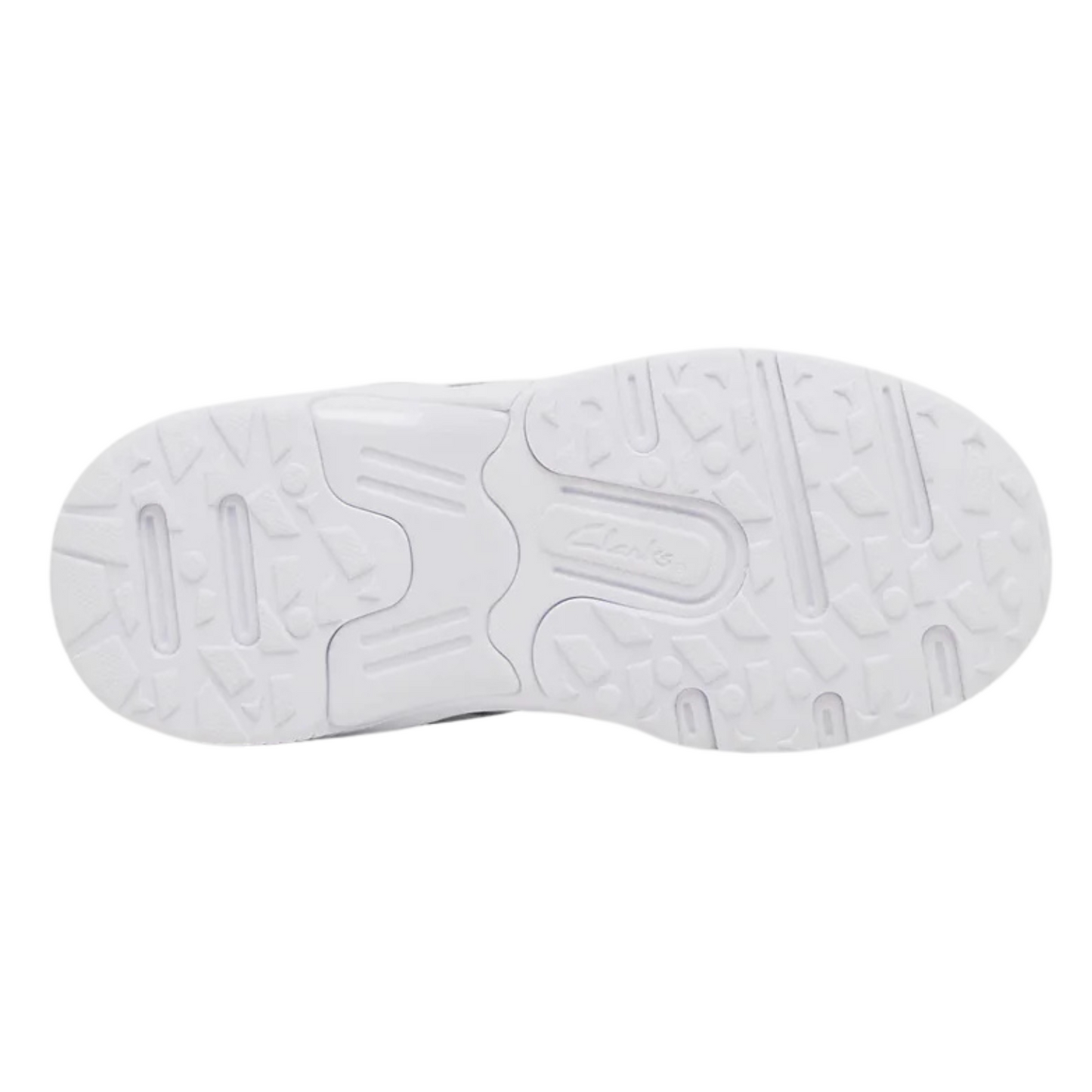 Clarks Noisy (E) White - shoeguru-au