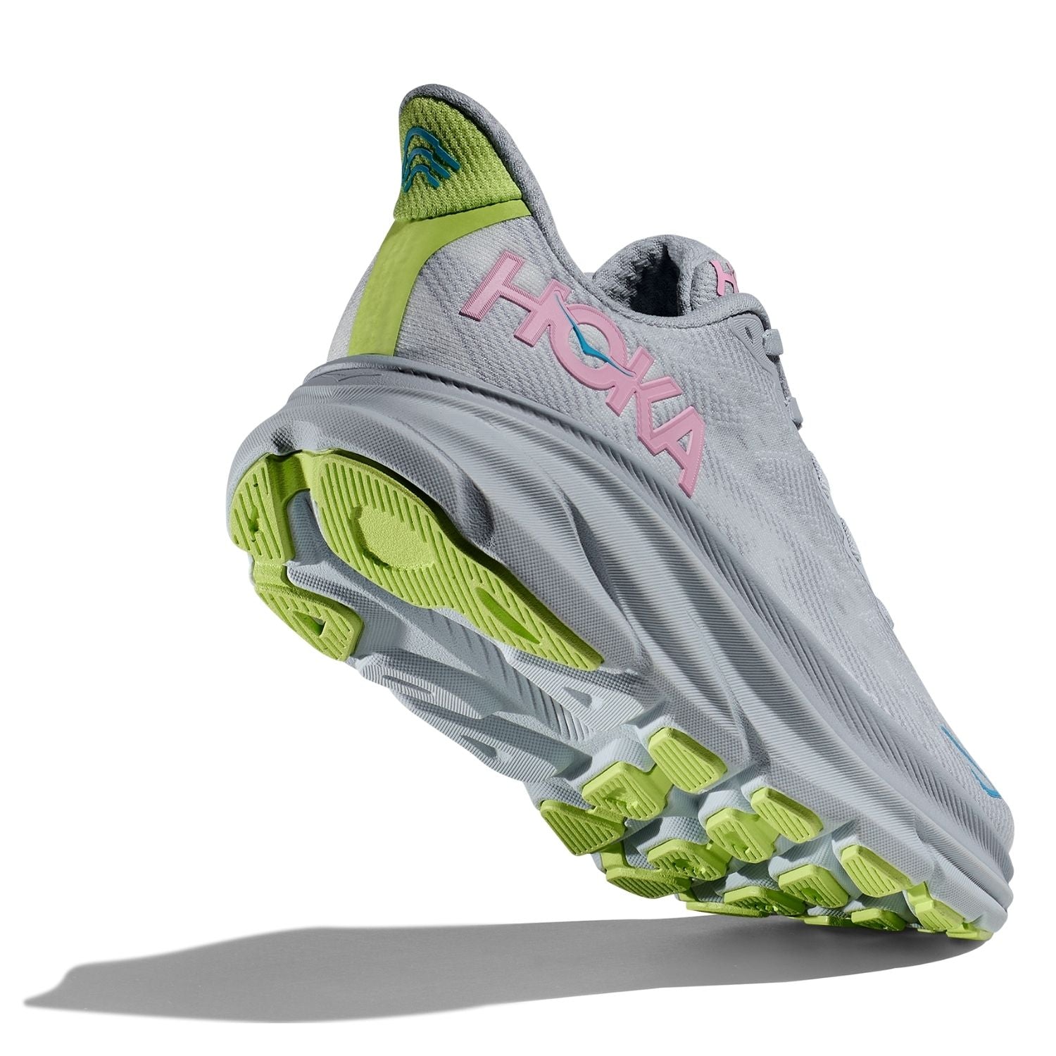 Hoka Women's Clifton 9 (D) Gull / Sea Ice - shoeguru-au
