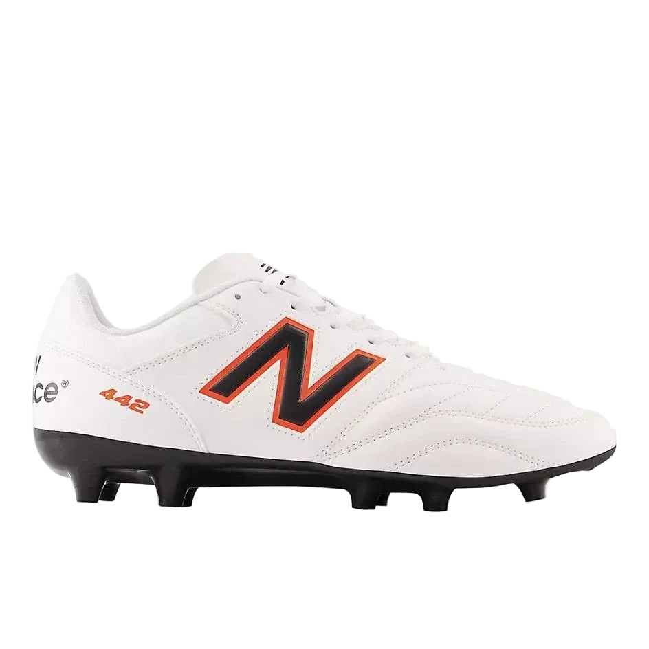 New Balance Men's 442 Football Boot (2E) White - shoeguru-au